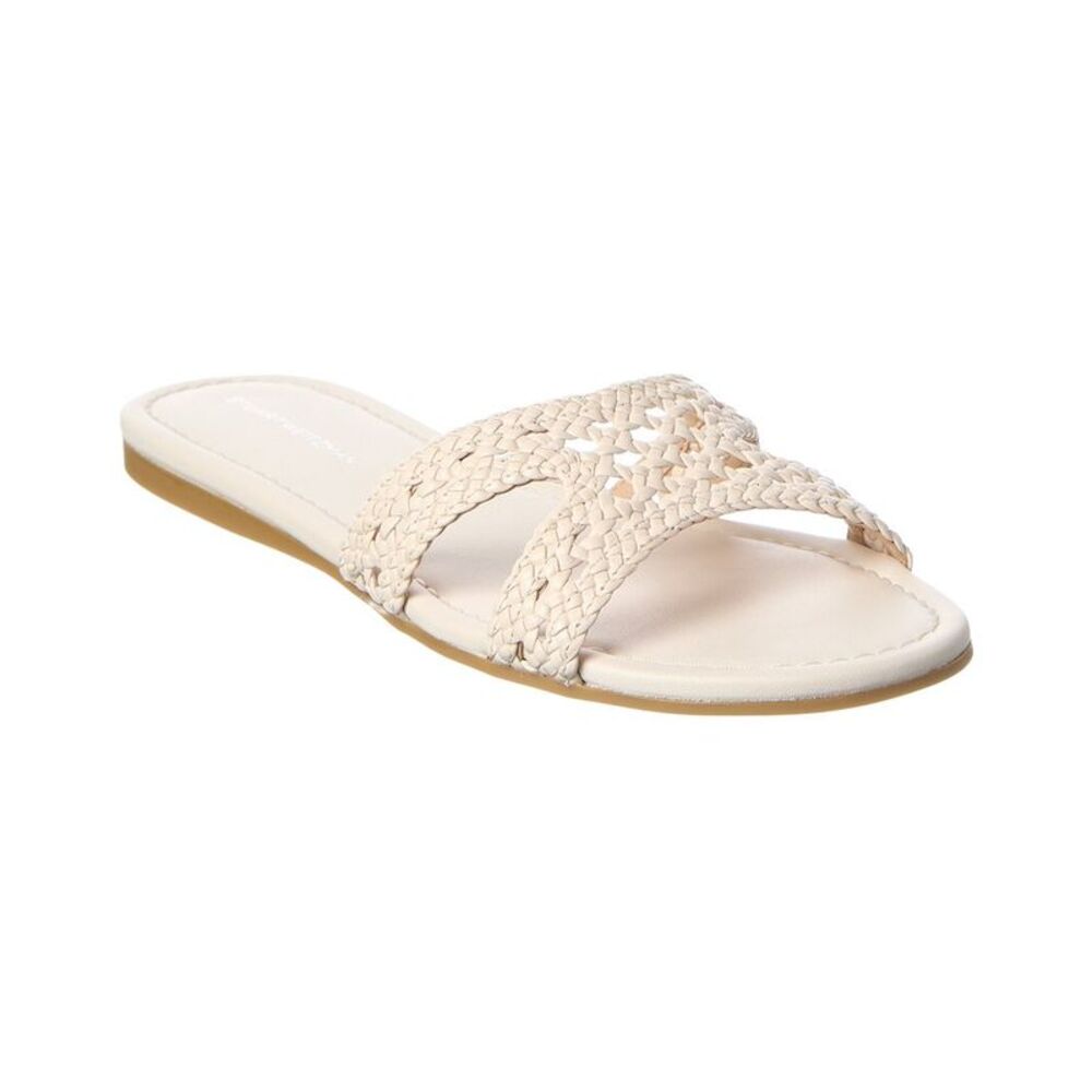Stuart Weitzman Briar Leather Sandal, White